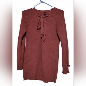 Windsor Long Sweater Brown Very Cute Design For Women Size S